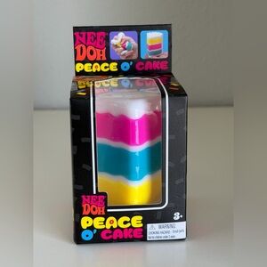 Peace O' Cake Colorful Stacking Toy - Pink/Blue/Yellow